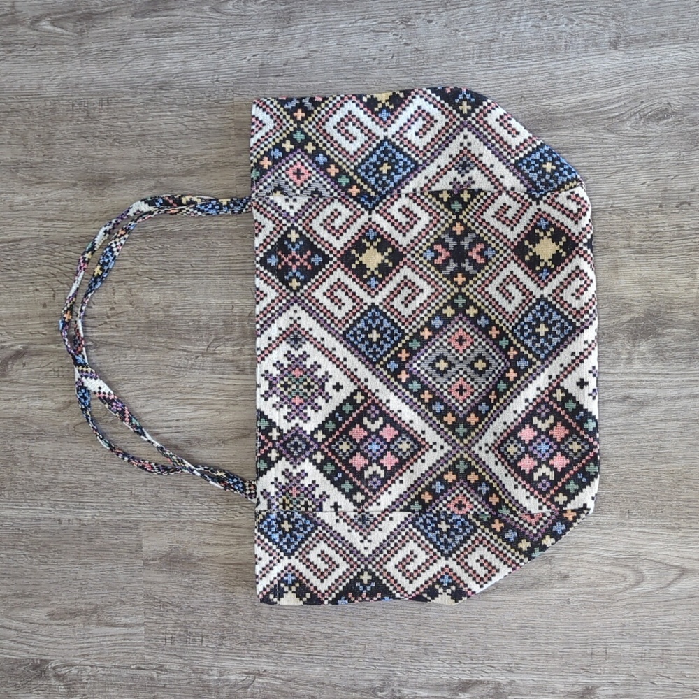 NWOT Jacquard, Geometric Pattern Tote Bag from Shein